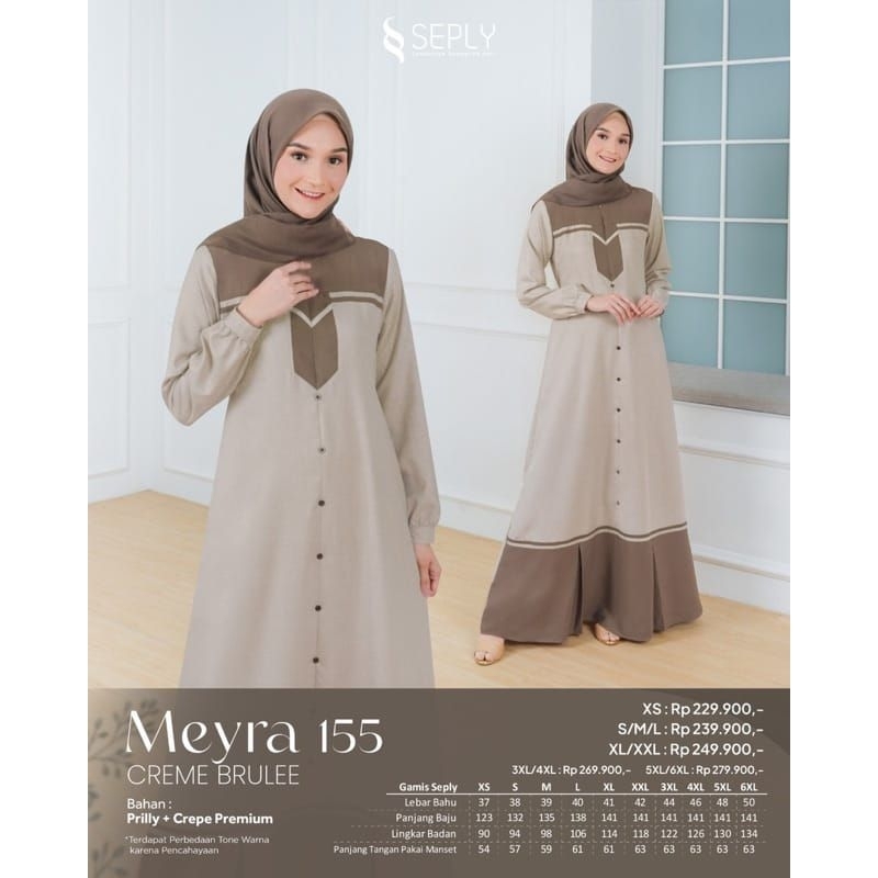 Gamis Seply Meyra 155