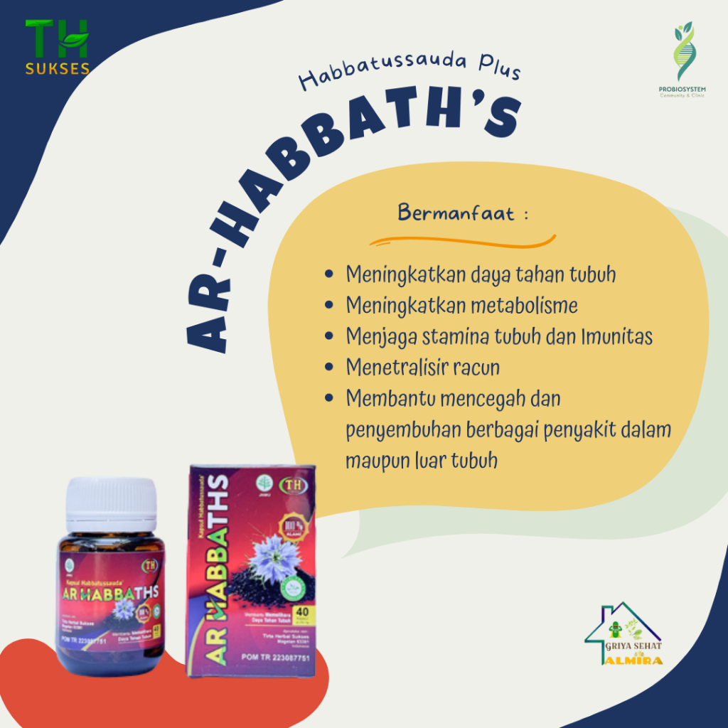 Bioth Ar-Habbats | 40 kapsul | Original | Habbatussauda Plus