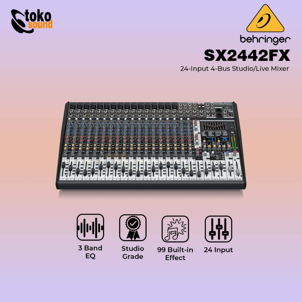 Behringer Eurodesk SX2442FX - 24 Channel Analog Mixer