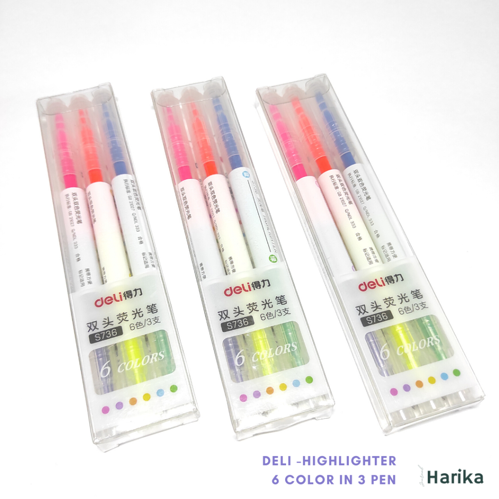 

Deli Highlighter 6 Warna