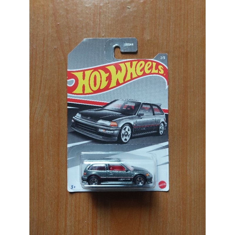 Hot wheels Honda Civic EF Grey/abu abu hot item langka