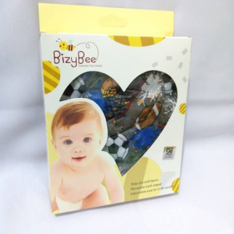 Bizybee Cloth Diaper Clodi Popok Kain / Clodi Pampers Cuci Ulang Reusable Diapers Diaper Bisa Dicuci