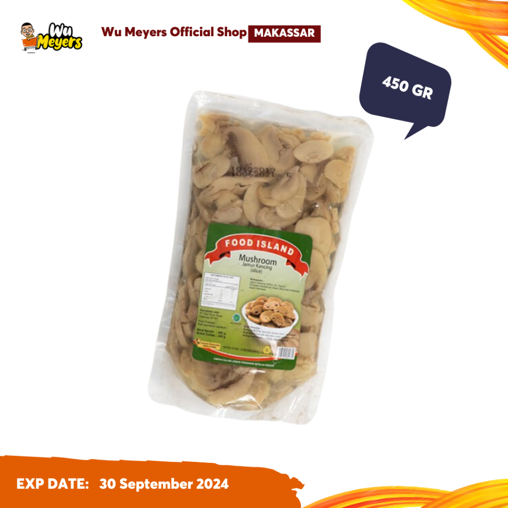 

Pouch Slice Jamur Food Island 450 g - Wu Meyers Makassar