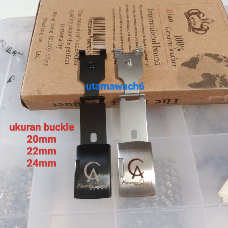 Buckle Tali Jam Tangan Alexandre Christie Stainless steell