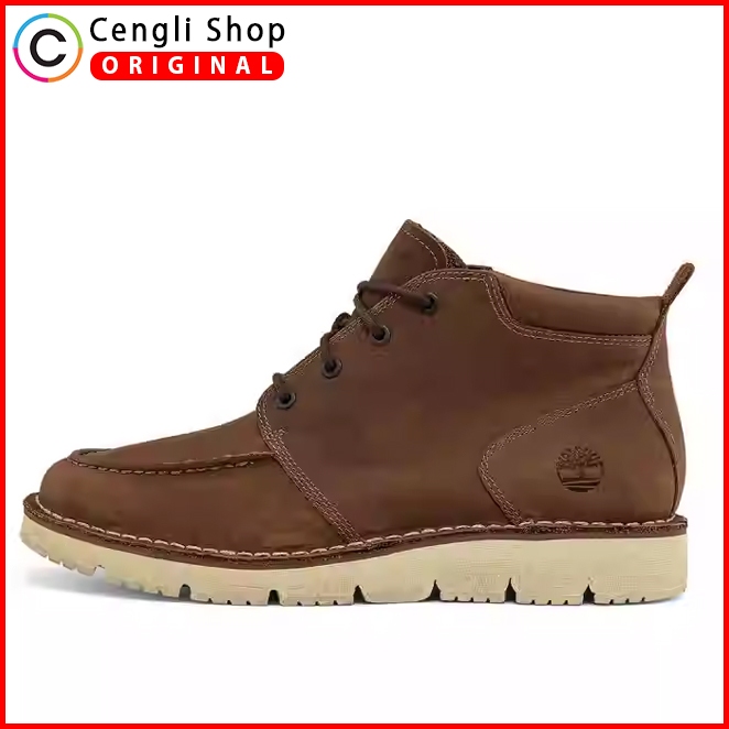 SEPATU BOOT TIMBERLAND PRIA ORIGINAL CASUAL KULIT ASLI BRANDED TM54