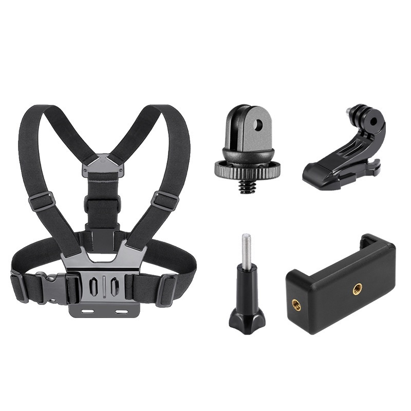 【COD】Body Chest Strap Tali Dada Handphone & Mount Kamera  Body Belt Holder HP Clip Clamp Smartphone Universal chest belt  holder handphone camera vlog Youtuber Holder-8