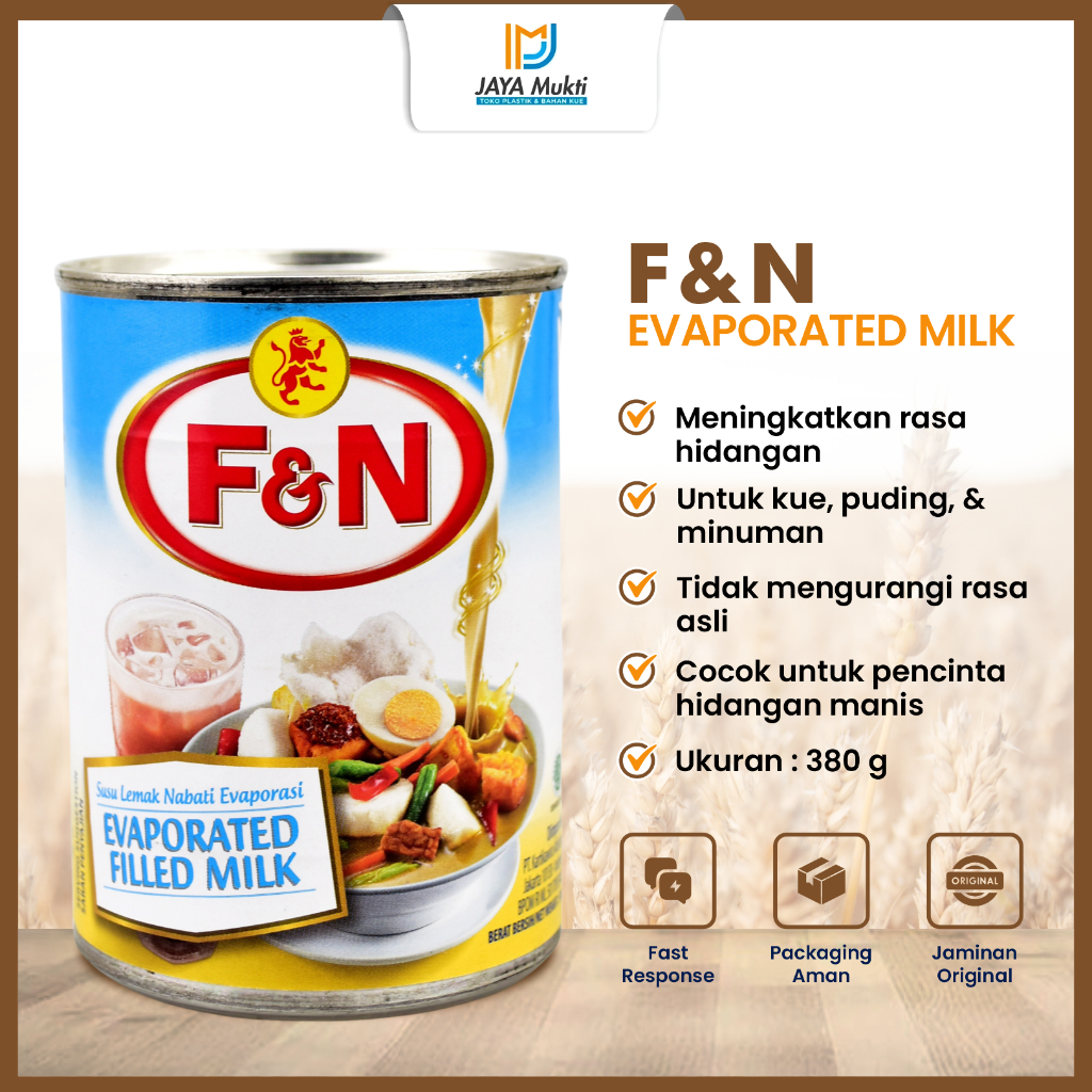 

Susu Evaporasi F&N Filled Milk Bahan Campuran Makanan Dan Minuman