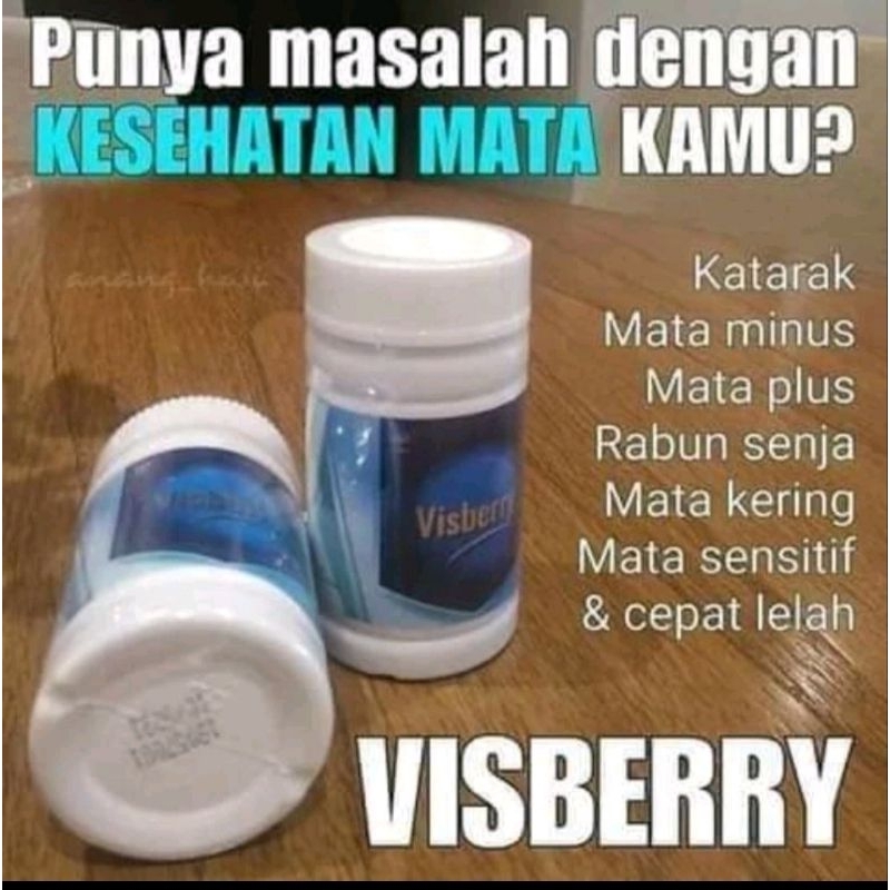 VISBERRY HWI ORIGINAL / Herbal Suplemen Mata Sehat / Obat Mata