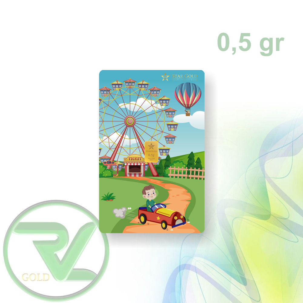 Rvl Gold Logam Mulia StarGold Baby Boy Series 02 0.5 Gram dan 1 Gram