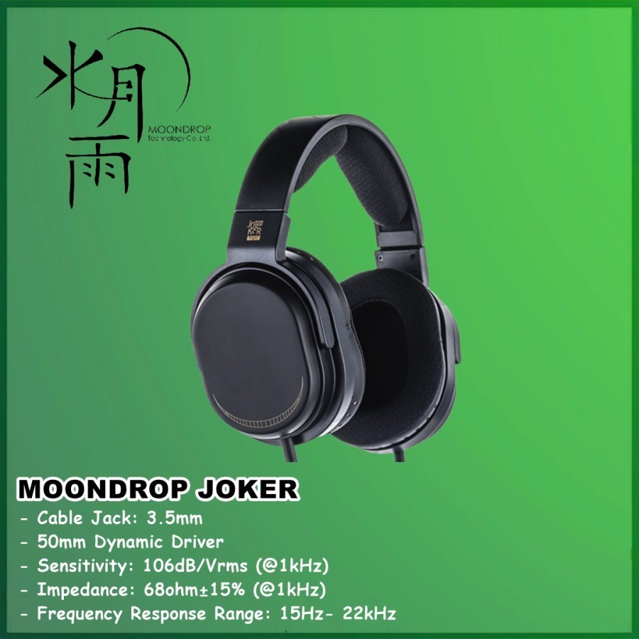Moondrop Joker 50mm Dynamic Driver Professional Closed-Back Headphones