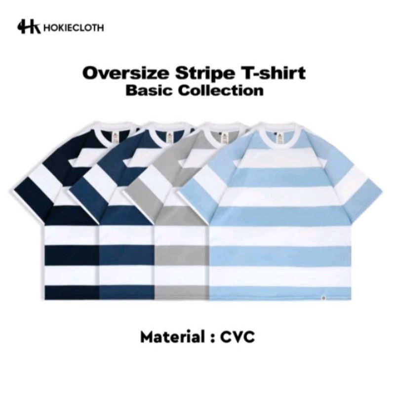Kaos Strip Pria Dan Wanita/ Kaos Garis-garis / Baju Kaos Salur Distro Original