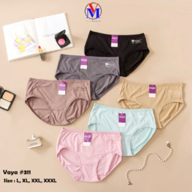 (6/12 pcs) Vaya Celana Dalam Wanita Art 311 ( Vaya SOFT ) - CD Wanita Vaya