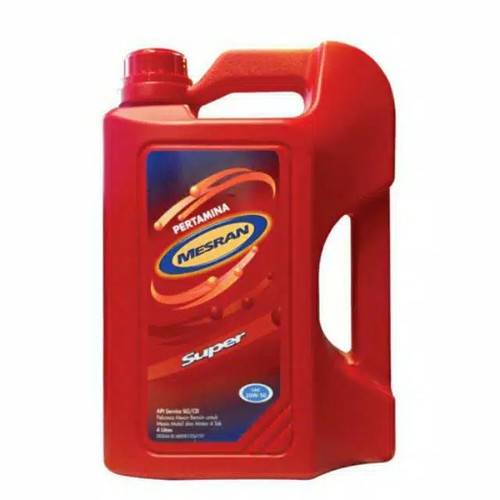 Oli pertamina Mesran Super SAE 20-50 4 Liter Oli Mesran Super Mobil 4Lt Oli Mesran Super Galon 4 Lit