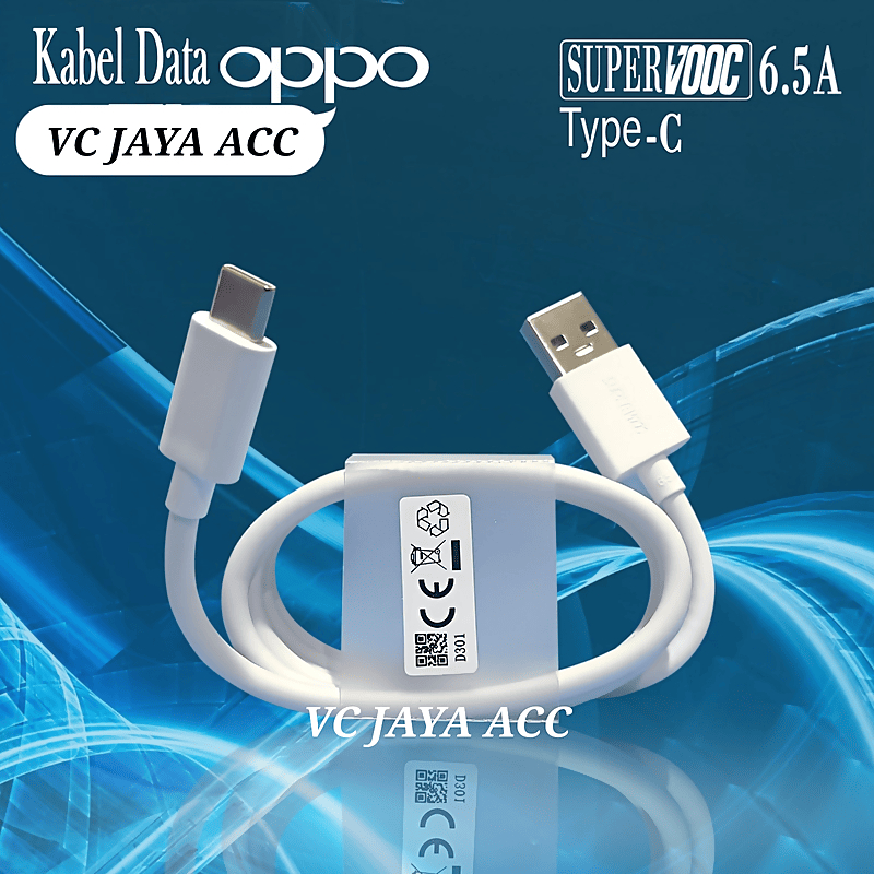 Kabel Data Charger Oppo Reno 2 2F 3 4 5 5F 6 7 7Z 8 8Z 8T 9 10 Pro Plus 5G Original Super Vooc Type C