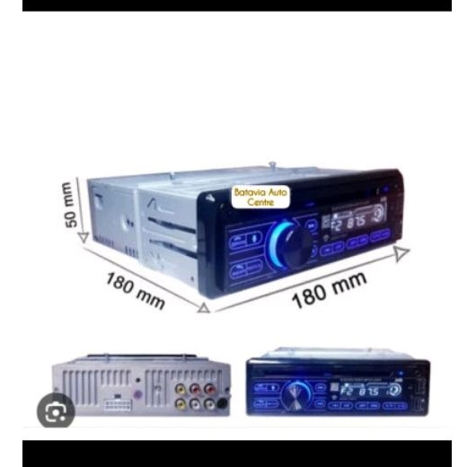 Tape Head Unit Mobil Single Din DVD Bluetooth USB Mp4 Mp3 SD Card