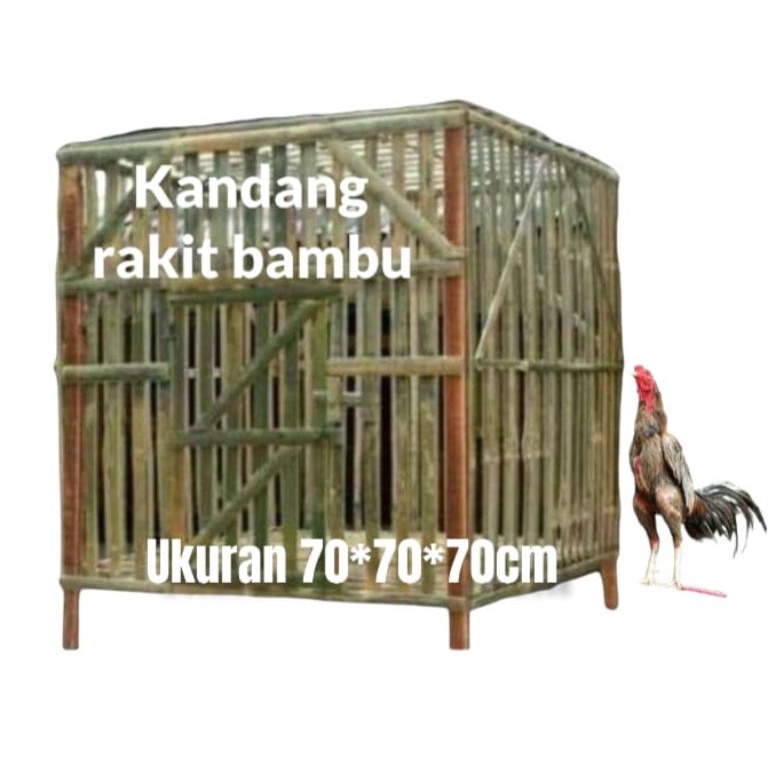 Terupdate.. KANDANG RAKIT BAMBU /KANDANG AYAM DARI BAMBU/BOX LIPAT/KANDANG AYAM RAKIT EEC