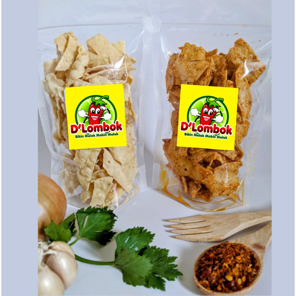 

Keripik Kebab / Kulit Tortilla Crispy D'lombok 80gr