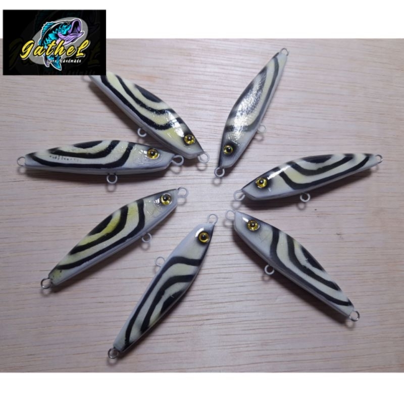 Lure Handmade Swim/Flutter GatheL Lure 6 cm 5-6 gr Motif Ikan Kerong