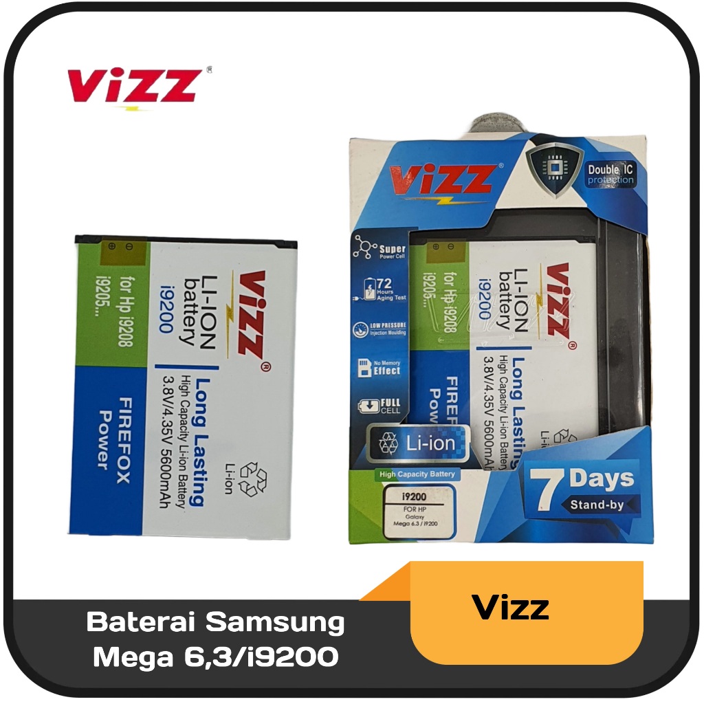 Baterai Samsung Mega 6,3/I9200 Original Vizz