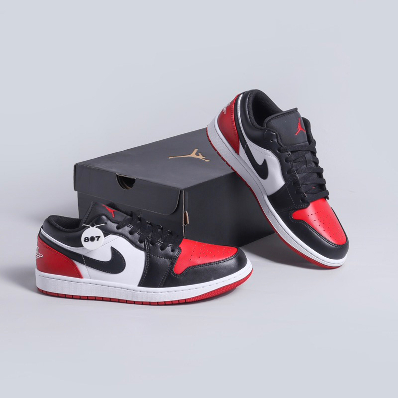 Air Jordan 1 Low Bred Toe 2.0