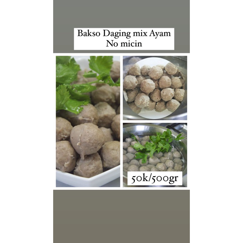 

Bakso Daging mix Ayam Frozen Food