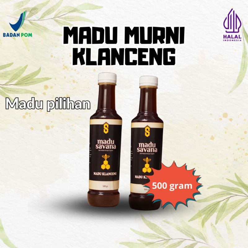 

madu trigona/klanceng 500 gram murni