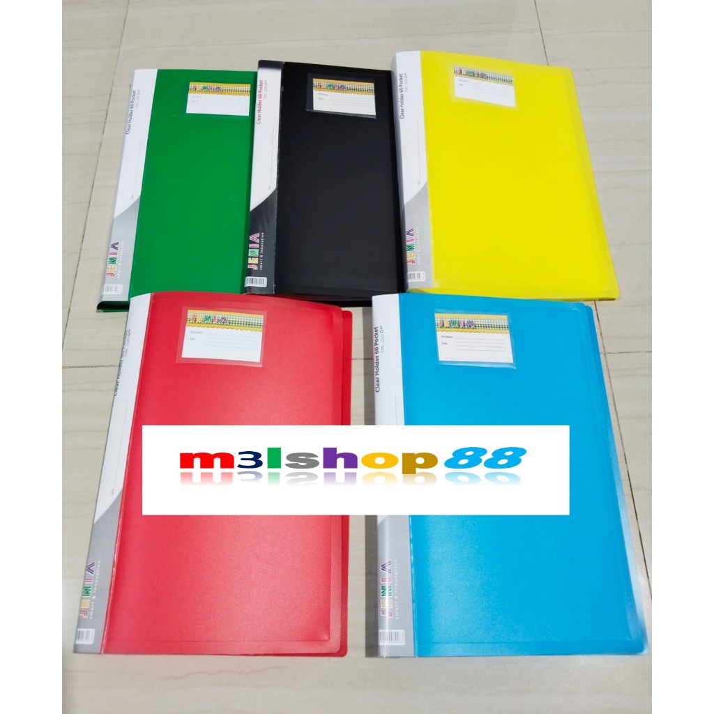 

Clear holder F4/folio 60 lembar Jenia / Media Kita-1 pcs