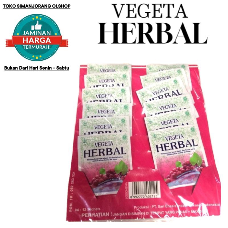 

Vegeta Herbal Isi 12 Sachet