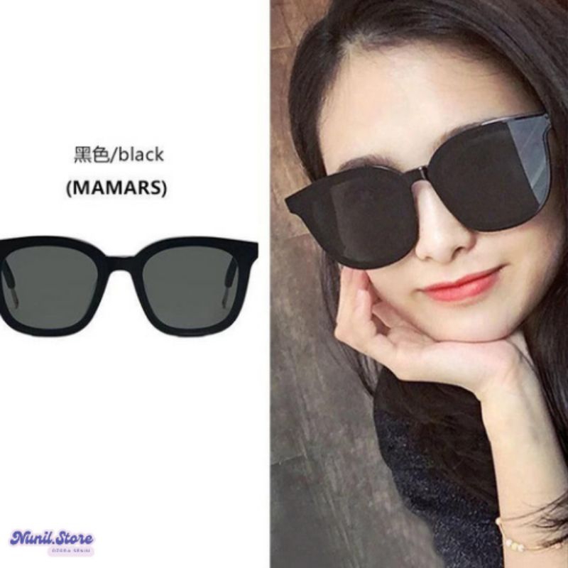 Kacamata Hitam oval Korea antiradiasi