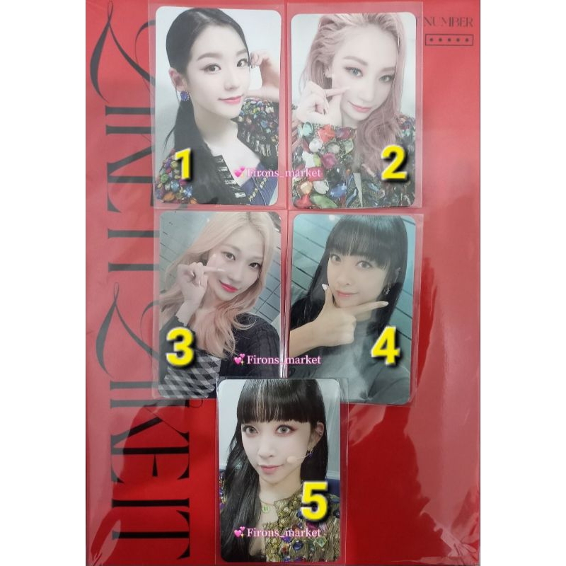 SECRET NUMBER photocard pc pob DOOMCHITA