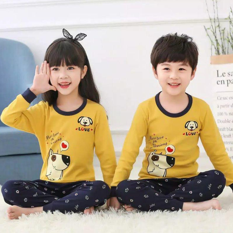 jz  AJU TIDUR ANAK LAKI-LAKI DAN PEREMPUAN BAHAN KAOS PREMIUM DARI 1-9 TAHUN 001