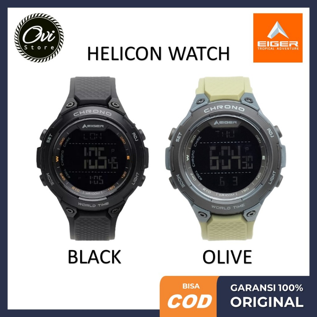 EIGER1989 JAM TANGAN HELICON WATCH ORIGINAL