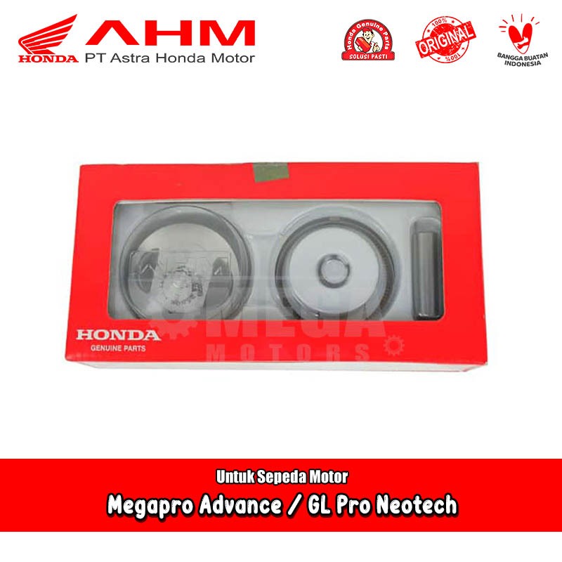 Piston Ring Seher Kit Komplit KEH Honda GL Pro Neotech Megapro Advance Tiger STD 25 50 Original AHM