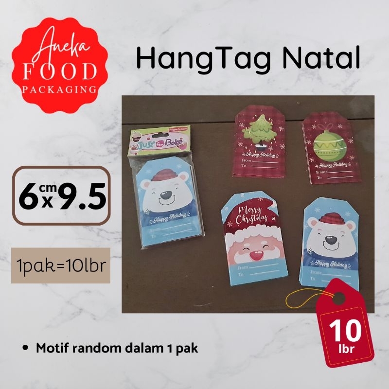 

Hangtag gantungan label NATAL merry christmas xmas hang tag label