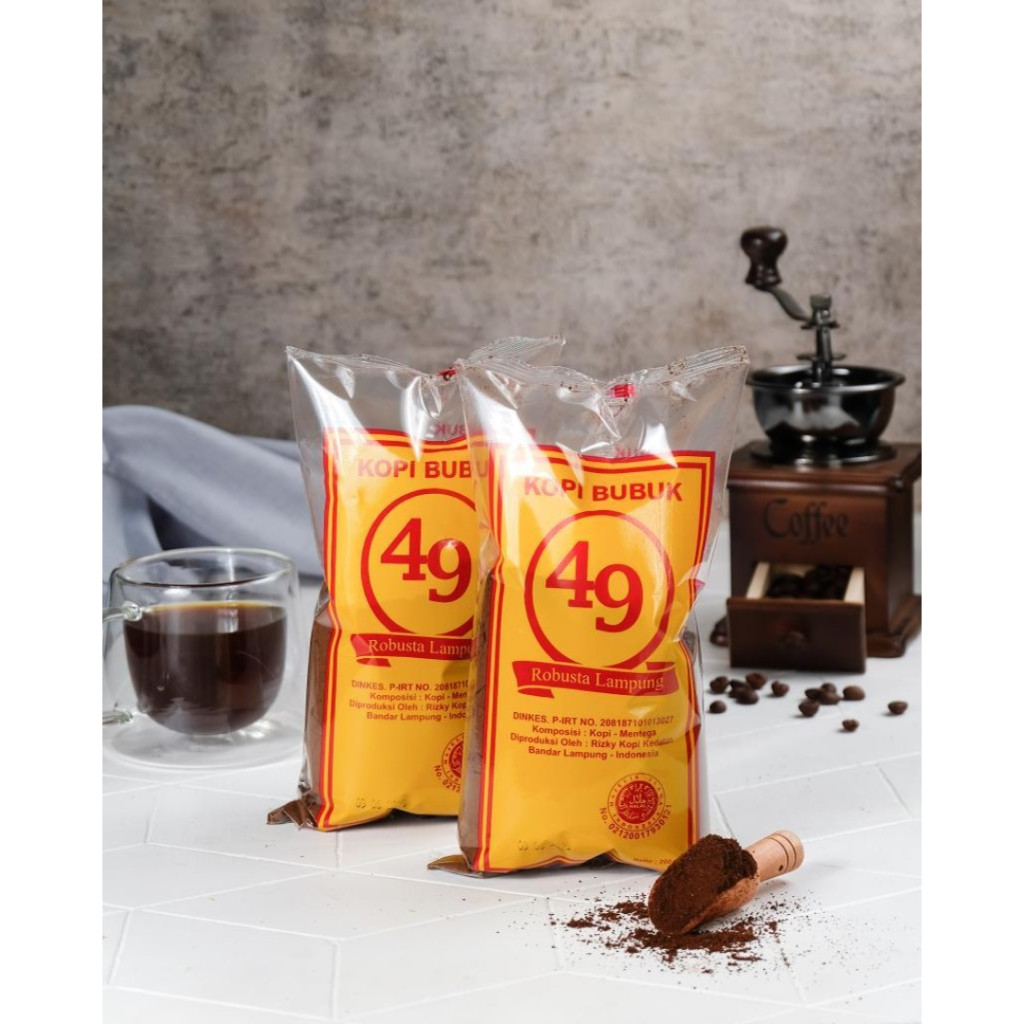 

Robusta Lampung Ekonomis Kopi Bubuk CAP 49 200 gram