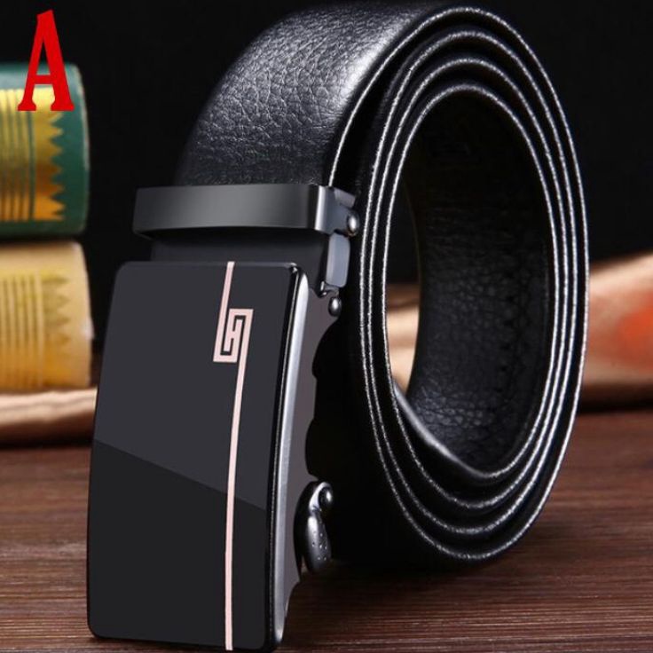 ikat pinggang rel kulit pria ikat pinggang pria gesper kulit pria