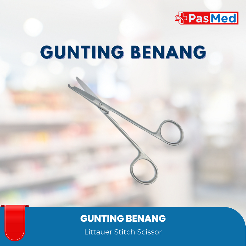 

PASMED | Gunting Benang Operasi / Littauer Stitch Scissor