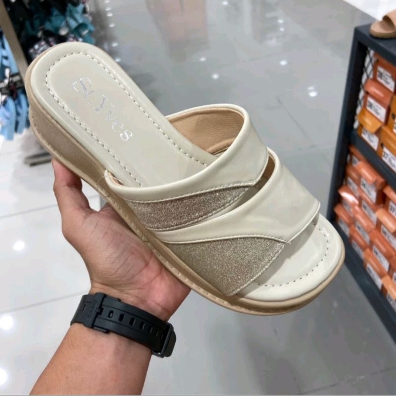 St.yves sandal wedges wanita | sandal wanita | sandal wedges |