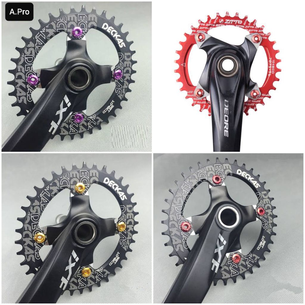 5set Baut Chainring Alloy Warna Warni