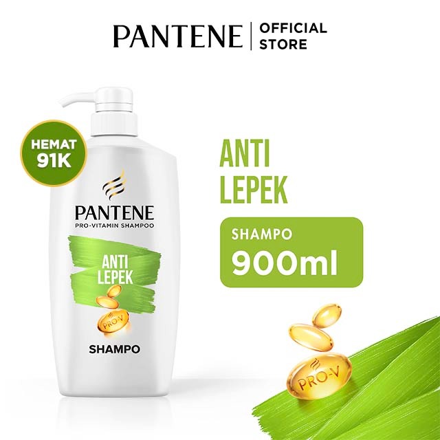 Promo Harga Pantene Shampoo Anti Lepek 900 ml - Shopee
