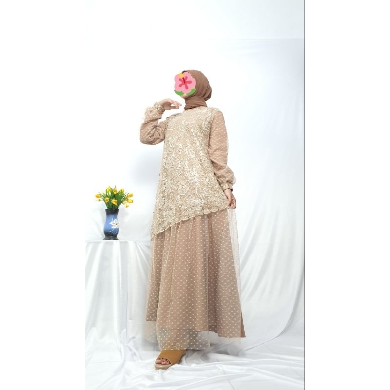 GAMIS PESTA / BROKAT PESTA / BROKAT SIMPLE / BROKAT MURAH / GAMIS BROKAT MURAH