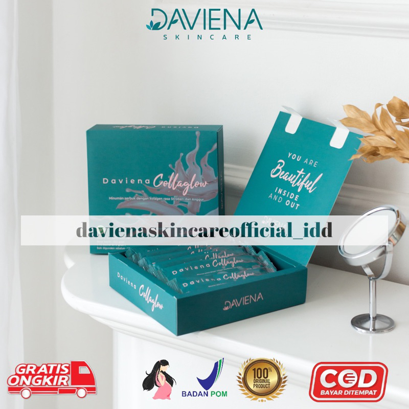 Daviena Collaglow Collagen Colagen Kolagen Drink Daviena Skincare Davienaskincareofficial Davina Dev