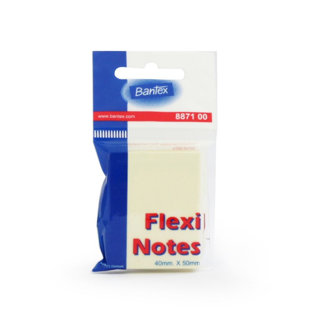 

BANTEX-FLEXI NOTES 40X50 MM 100SH 8871 00 / STICKY NOTE
