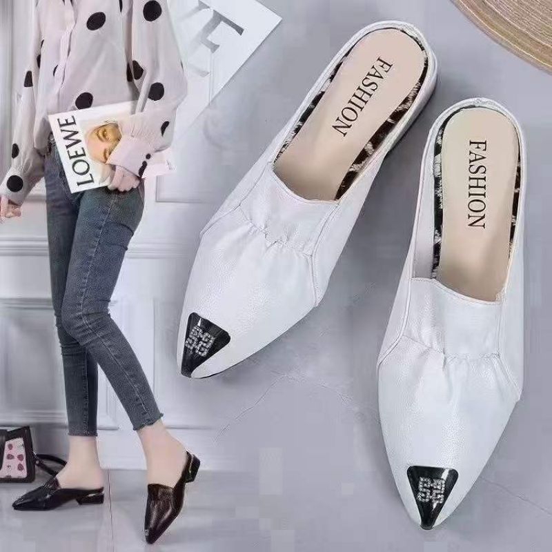 IMPORTIR SEPATU Loafers Import Wanita Kantor Korea