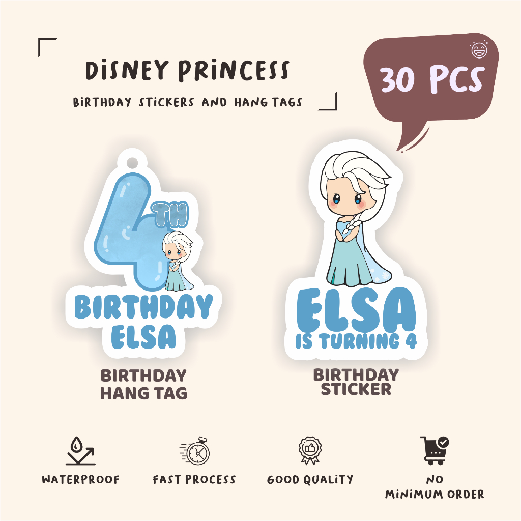 

(30pcs)diecut label hang tag DISNEY PRINCESS /murah//label tag/lucu cetak hang tag ulang tahun/label stiker diecut/murah/label ulang tahun/suvemir ultah/stiker diecut/hangtag diecut