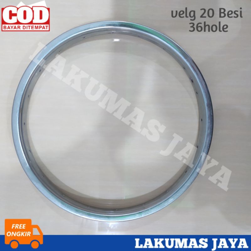 Rims Velg Sepeda 20 Inch BESI - Pelek Sepeda 20 lubang 36 hole Sepeda lipat anak bmx