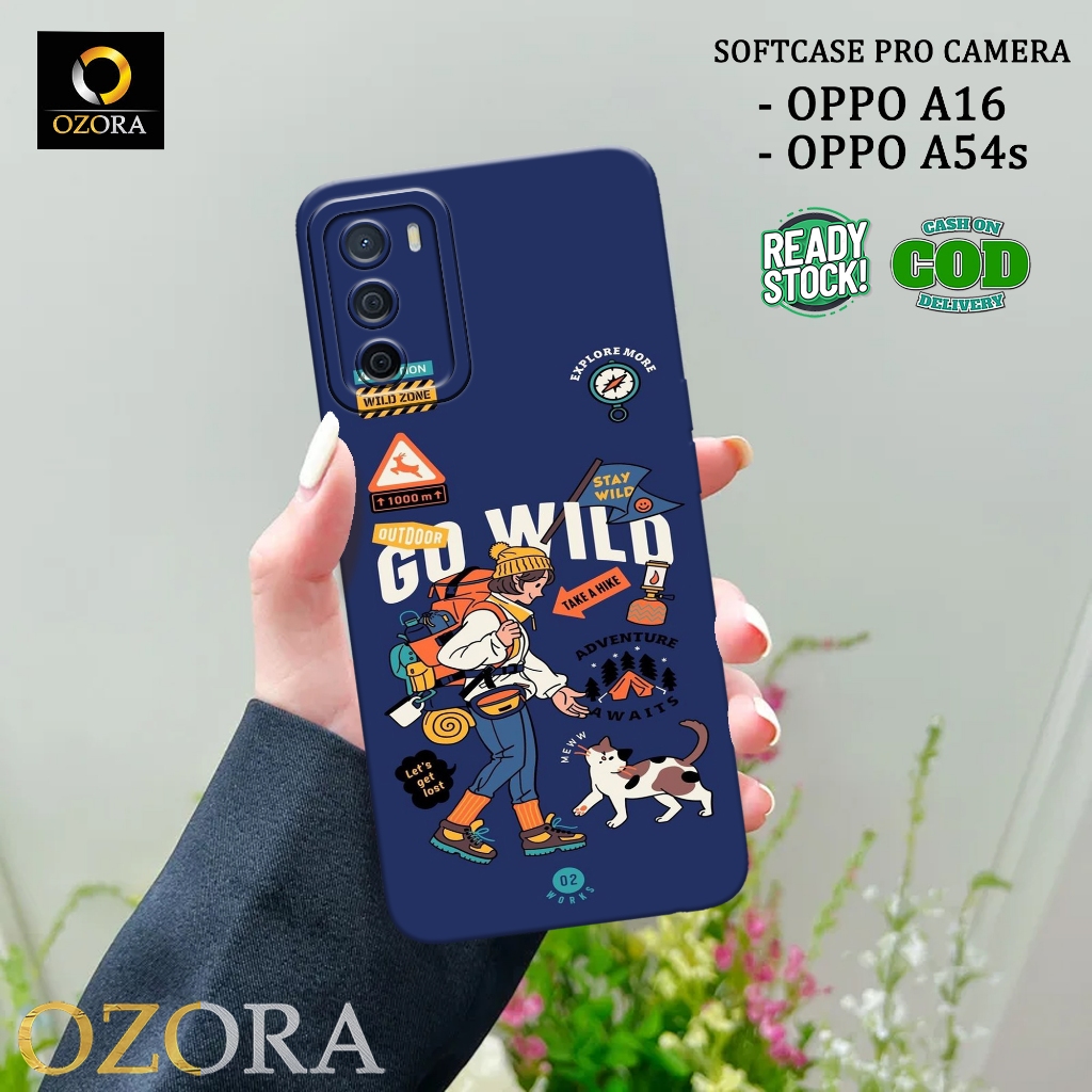 OZORA - Softcase Hp Oppo A16 / A54s Terbaru - Fashion Case AESTHETIC - Case Hp Oppo A16 / A54s - Cas