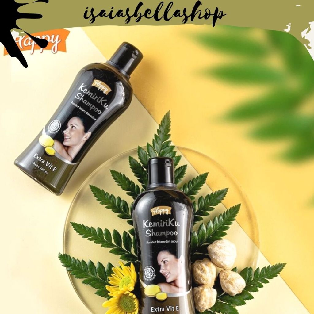 Happy Shampoo Kemiriku Happy Kemiriku Shampoo dan Minyak kemiri Shampoo Kemiriku Happy Kemiri Shampo