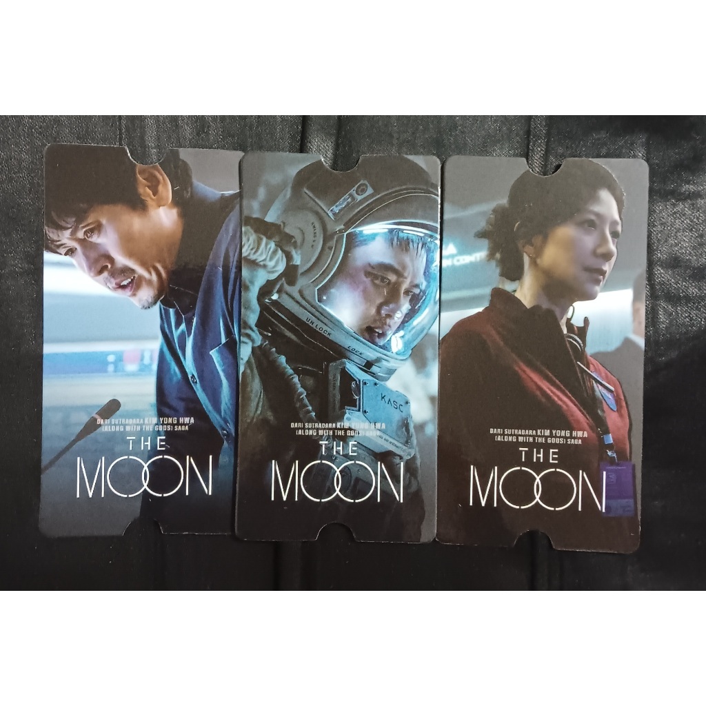 [Jual 1 set] Collectible Ticket Movie (Korea Selatan) : THE MOON [CGV]