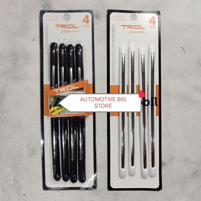 Bumper guard / Door Guard Panjang Karet Pelindung Pintu Hitam / Putih